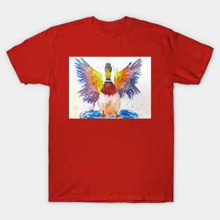 Colorful Quirky Duck T-Shirt